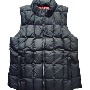 Women’s GAP Black Down Fill Puffer Quilted Vest Large